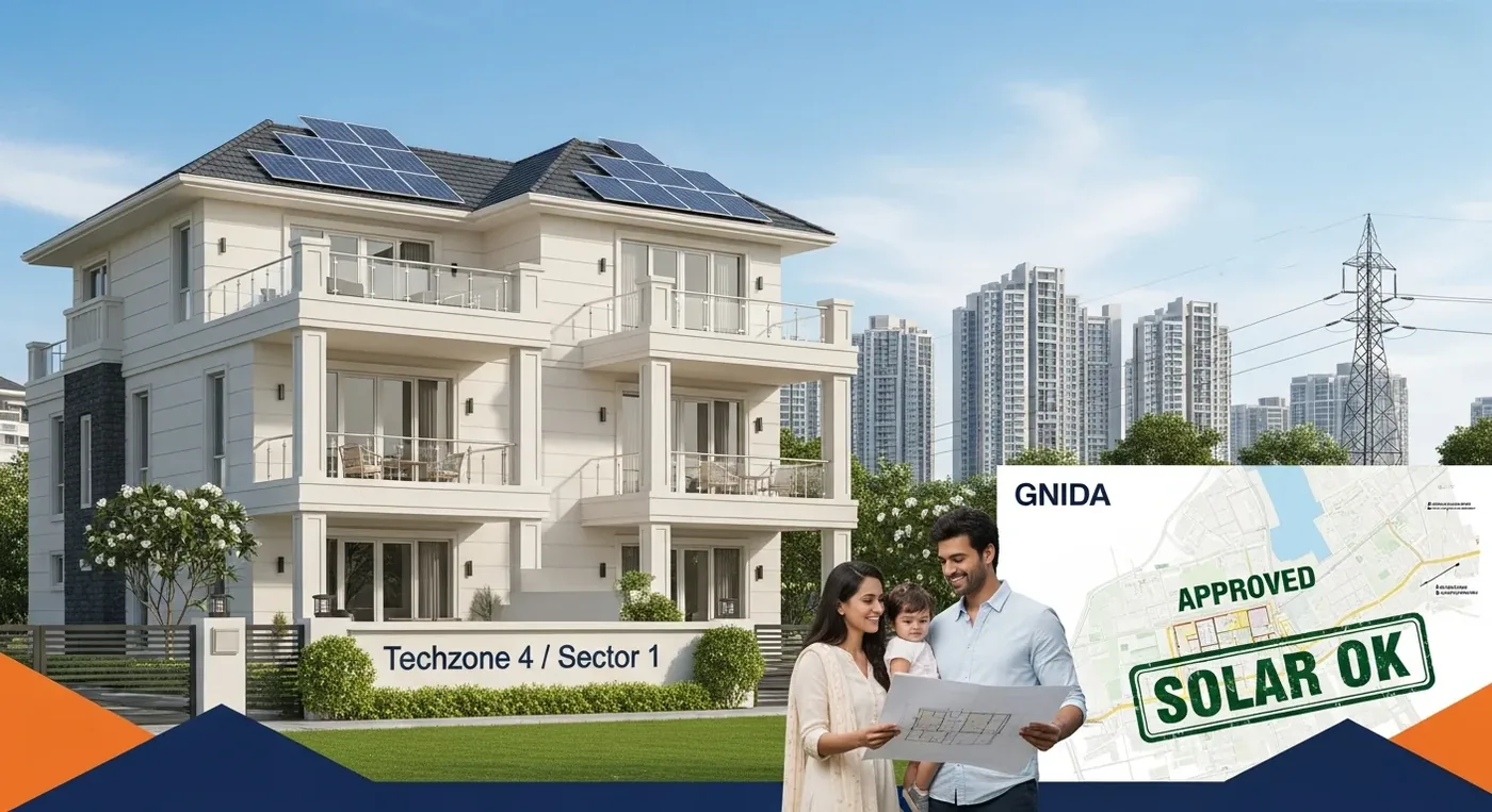 Building a Home in Greater Noida West? The New Solar Mandate (2026) Explained
