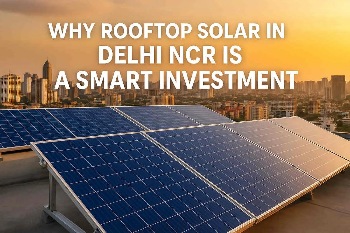 Why Rooftop Solar in Delhi NCR Is a Smart Investment in 2025