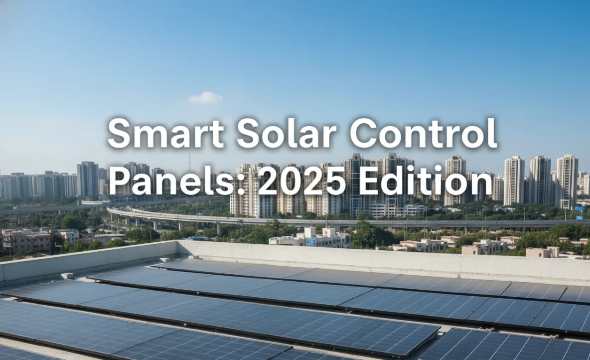 Smart Solar Control Panels in Noida & Ghaziabad: How IoT Automation Maximizes Solar Efficiency in 2025