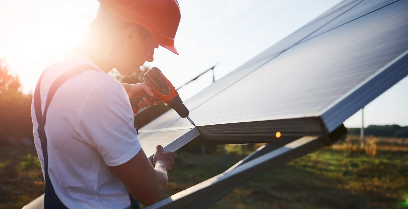Solar maintenance team