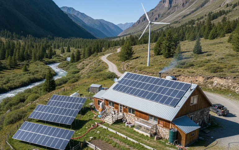 Off-Grid Living Residential Solar in Remote Regions