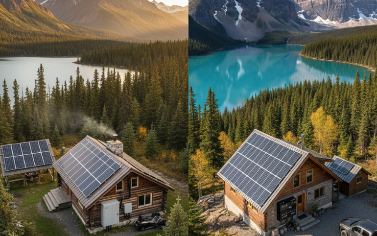 Solar-Plus-Storage Cabins in Alaska and Canada
